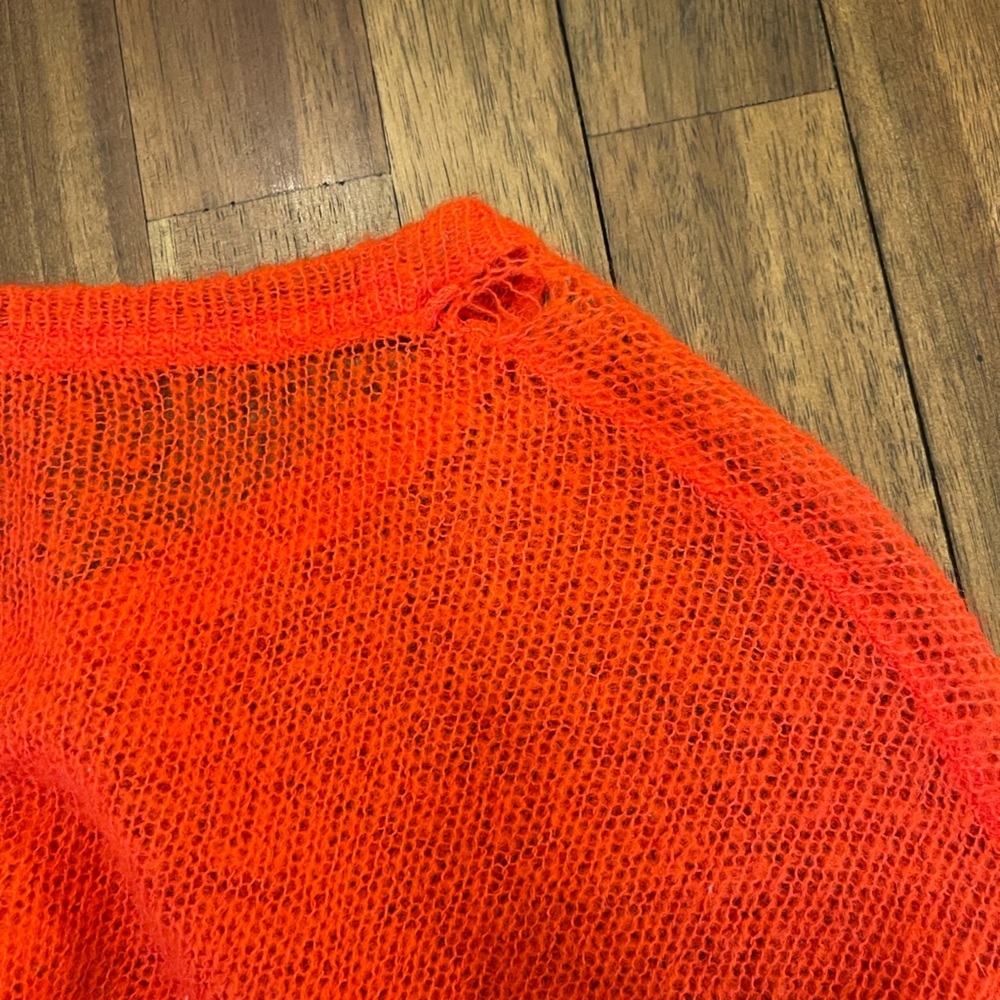 Wildfox Red Lobster Distressed Sweater - Picture 9 of 9